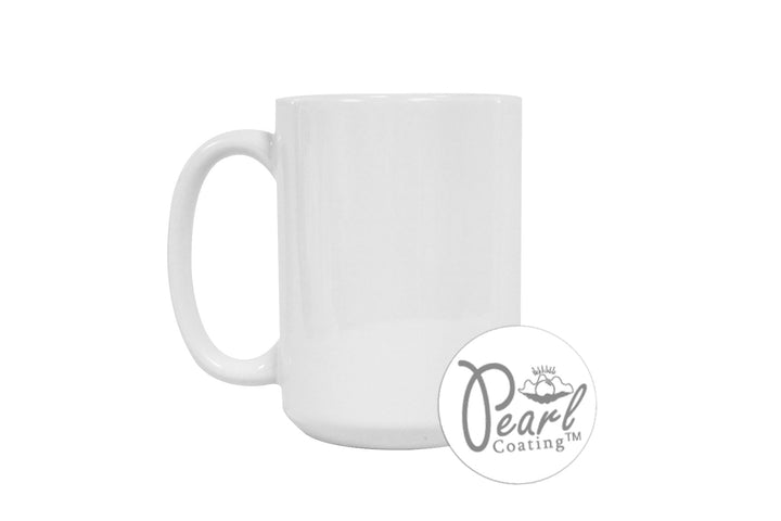 Pearl Coating™ 15oz Sublimation White Mug - Case of 24 - Joto Imaging Supplies Canada