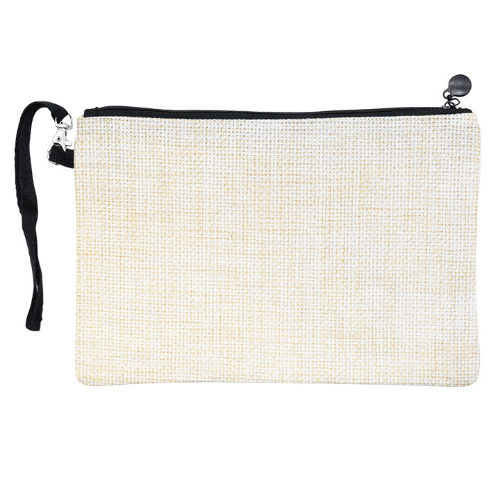 Pearl Coating™ Sublimation Linen Cosmetic Bag (6.5" x 9.4") - Pack of 10 - Joto Imaging Supplies Canada