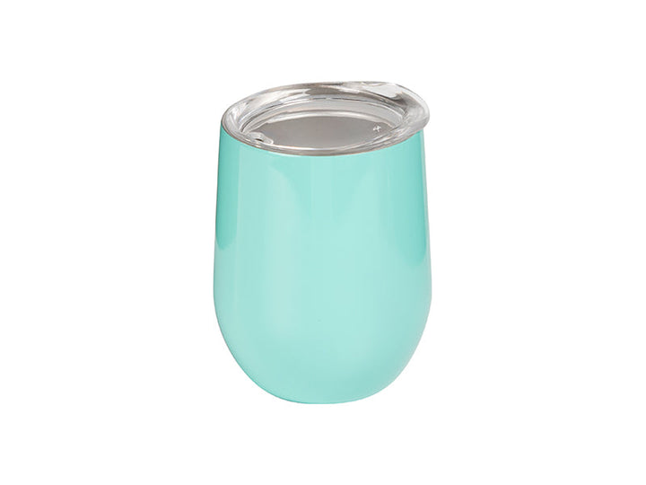 Pearl Coating™ 12oz Sublimation Stainless Steel Stemless Wine Cup with Lid White - Pack of 5 - Joto Imaging Supplies Canada