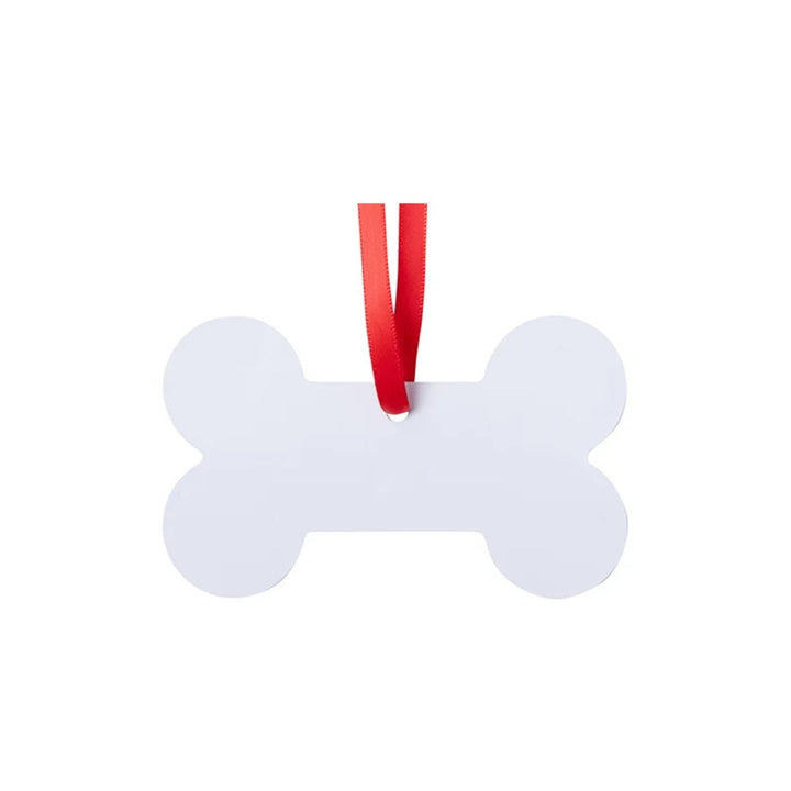 Pearl Coating™ Sublimation Blank Metal Dog Bone Shape Ornament - Pack of 40 - Joto Imaging Supplies Canada