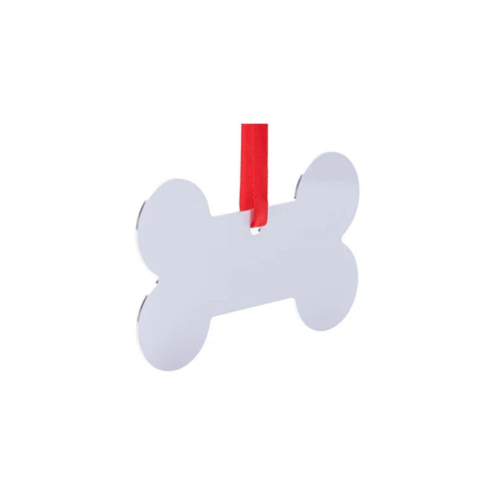 Pearl Coating™ Sublimation Blank Metal Dog Bone Shape Ornament - Pack of 40 - Joto Imaging Supplies Canada