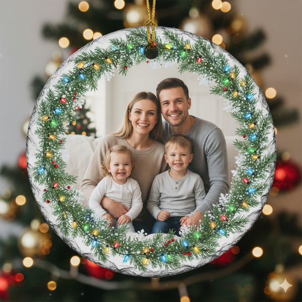 Pearl Coating™ Sublimation Round Hanging Slate with Hole - Pack of 10