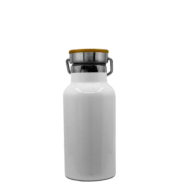 Pearl Coating™ Sublimation Water Bottle with Bamboo Lid - Pack of 5 - Joto Imaging Supplies Canada