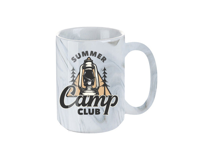 Pearl Coating™ 15oz Sublimation Ceramic Marble Mug - Case of 36 - Joto Imaging Supplies Canada
