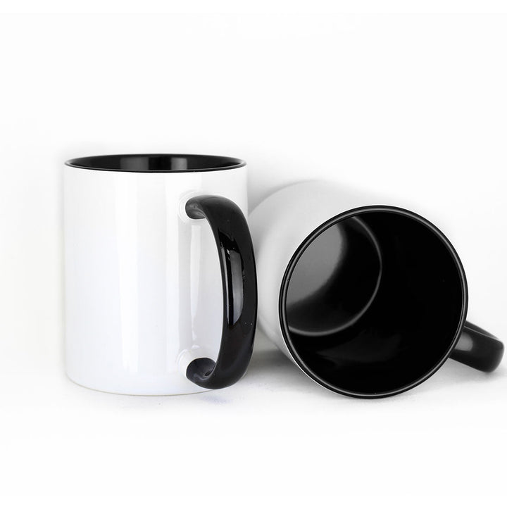 Inner Colored Sublimation Mug, black