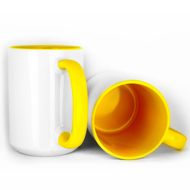 Pearl Coating™ 15oz Sublimation Inner Colored Sublimation Mug - Case of 36 - Joto Imaging Supplies Canada
